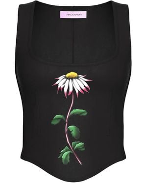 MACCAPANI Jo コルセットトップ - ブラック