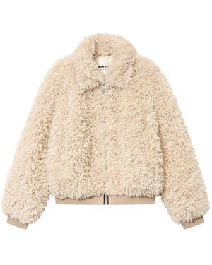 Isabel Marant Tayma Ribbed Jacket - Natural
