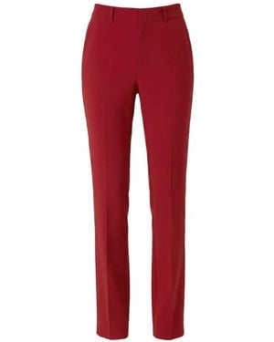 Cinq À Sept Pantalones Kerry Con Pinzas - Rojo