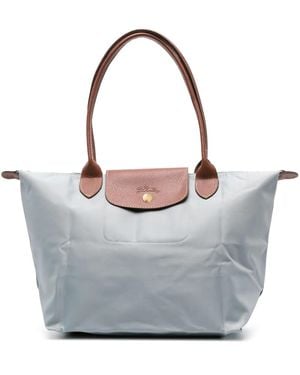 Longchamp Medium Le Pliage Tote Bag - Grey