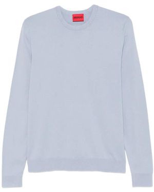 HUGO Pull San Cody À Manches Longues - Blue