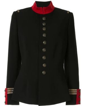 Ralph Lauren Fitted Military Jacket - Black