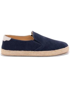 Brunello Cucinelli Espadrilles Aus Wildleder - Blau