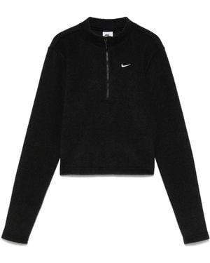 Nike Phoenix Plush Sweatshirt - Black