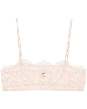 Kiki de Montparnasse Rosette Bandeau Soft Bra - Pink