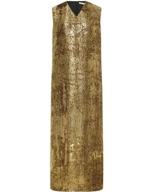 The Row Louane Maxi Dress - Metallic
