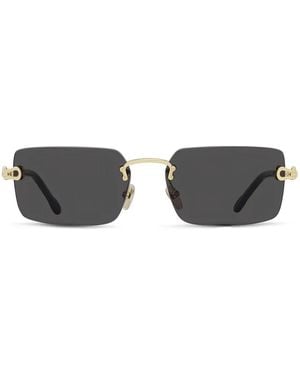 Fred Lunettes De Soleil Sans Monture - Noir