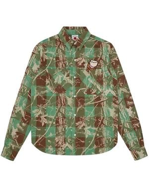 ICECREAM Checked Shirt - Green