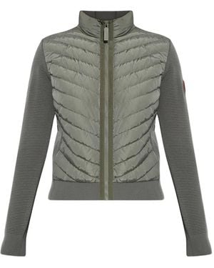 Canada Goose キルティング ニットパネルジャケット - グリーン