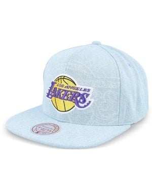 Mitchell & Ness Nba Los Angeles Lakers Stitcher Snapback Cap - Blue