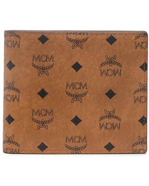 MCM Portemonnaie Mit Print - Braun