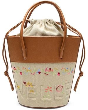 Coccinelle Medium Myrtha Bucket Bag - Metallic