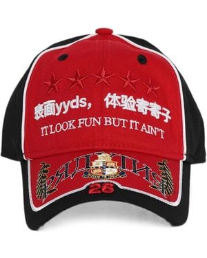 PRAYING Star-Embroidered Baseball Cap