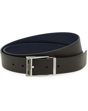 Ferragamo Reversible And Adjustable Belt - Black