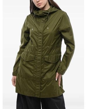 Woolrich Hooded Drawstring-Waist Jacket - Green