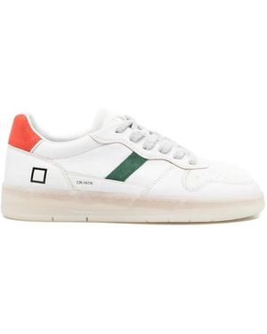 Date Court 2.0 Leather Sneakers - White