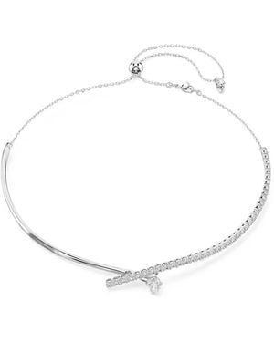 Swarovski Crystal-Embellished Necklace - White