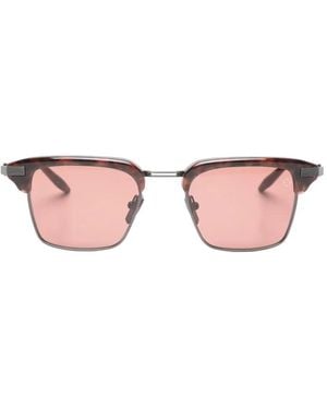 Akoni Lunettes De Soleil Euclid À Monture Carrée - Rose