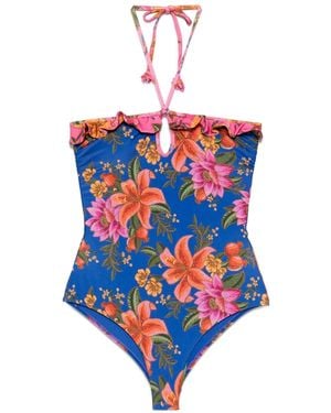 FARM Rio Costume Intero Summer Fruit - Blu