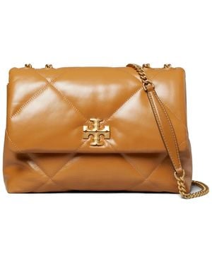 Tory Burch Bolso de hombro Kira acolchado a rombos - Marrón