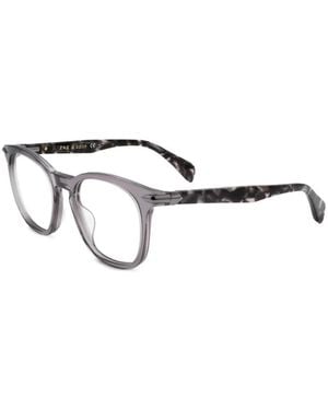 Rag & Bone Tortoiseshell-Effect Square-Frame Glasses - White