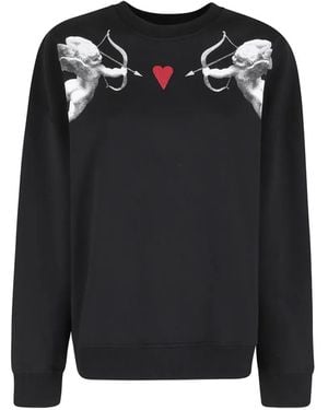 Fiorucci Cupid Long-Sleeve Sweater - Black