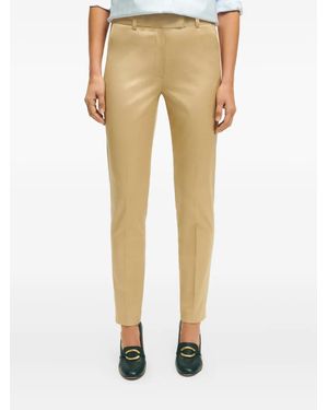 Brooks Brothers Flap-Pocket Tailored Trousers - Natural