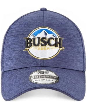 KTZ 39Thirty Busch Beer Nascar Kevin Harvick Flex Fit Cap - Blue
