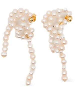 Completedworks Orecchini Con Perle - Bianco