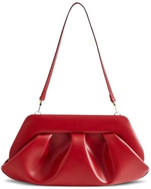 THEMOIRÈ Bios Ruched Shoulder Bag - Red