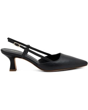 Frau Spitze Slingback-Pumps - Schwarz