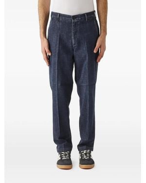 Fay Jeans Met Persplooi - Blauw