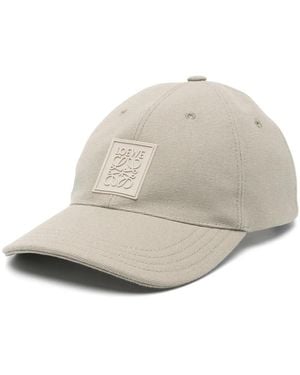 Loewe Canvas Honkbalpet Met Patch - Naturel