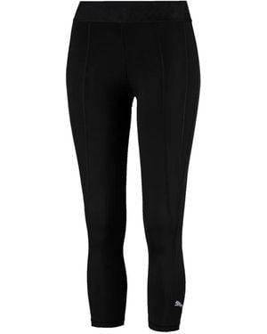 PUMA Logo-Print Leggings - Black