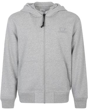 C.P. Company Full-Zip Hoodie - Grey