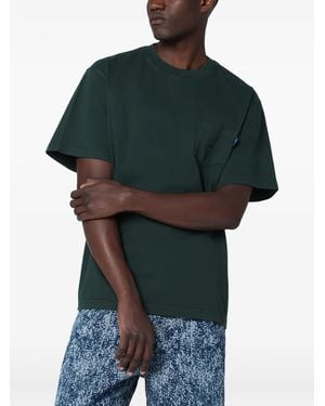 AWAKE NY Logo-Embroidered T-Shirt - Green