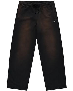 Arte' Logo-Embroidered Track Pants - White