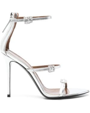 Giuseppe Zanotti 110Mm Leather Sandals - White