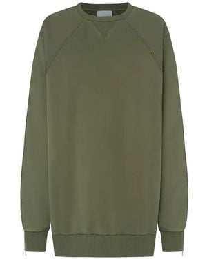 Halfboy Zipped-Sleeve Sweatshirt - Green