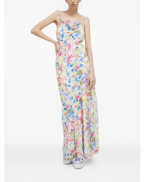 Abercrombie & Fitch Abstract-Pattern Maxi Dress - White