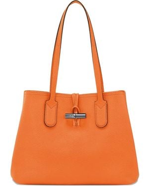Longchamp Top-Handle Shoulder Bag - Orange