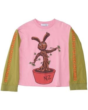 Natasha Zinko Groot Tシャツ - ピンク