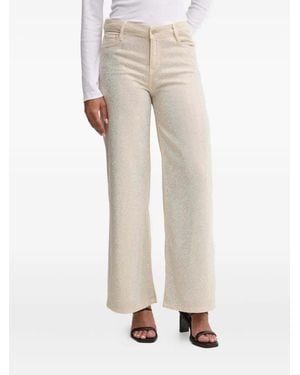 Guess Rhinestone Embellished Jeans - Natural