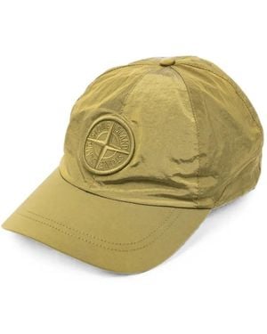 Stone Island Compass-Patch Baseball Cap - Green