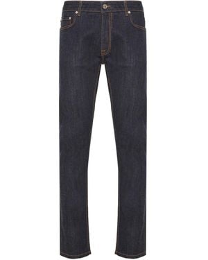 Etro Jeans Met Logopatch - Blauw
