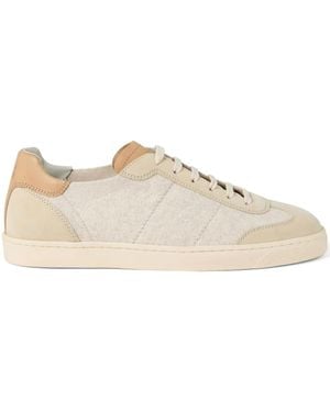 Brunello Cucinelli Sneakers in Strickoptik - Mehrfarbig