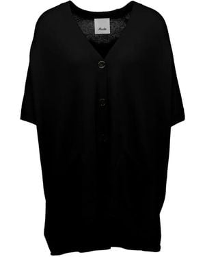 Allude Vest Met Knopen - Zwart