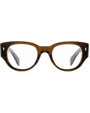 Jacques Marie Mage Gafas Altabani Con Montura Geométrica - Negro