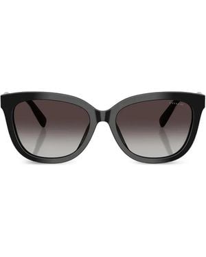 COACH Zonnebril Met Cat-Eye Montuur - Zwart