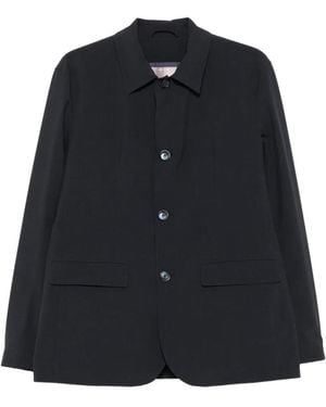 Herno Button-Up Blazer - Black
